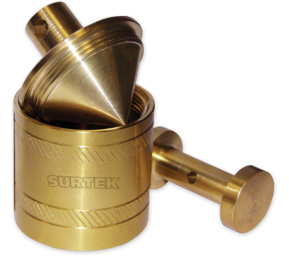 Surtek Plomada de latón tipo barril 570gr