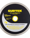 Disco de diamante corte continuo 7" Surtek