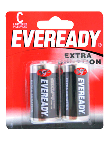 Pila alcalina marca Eveready® C con 2 piezas Surtek