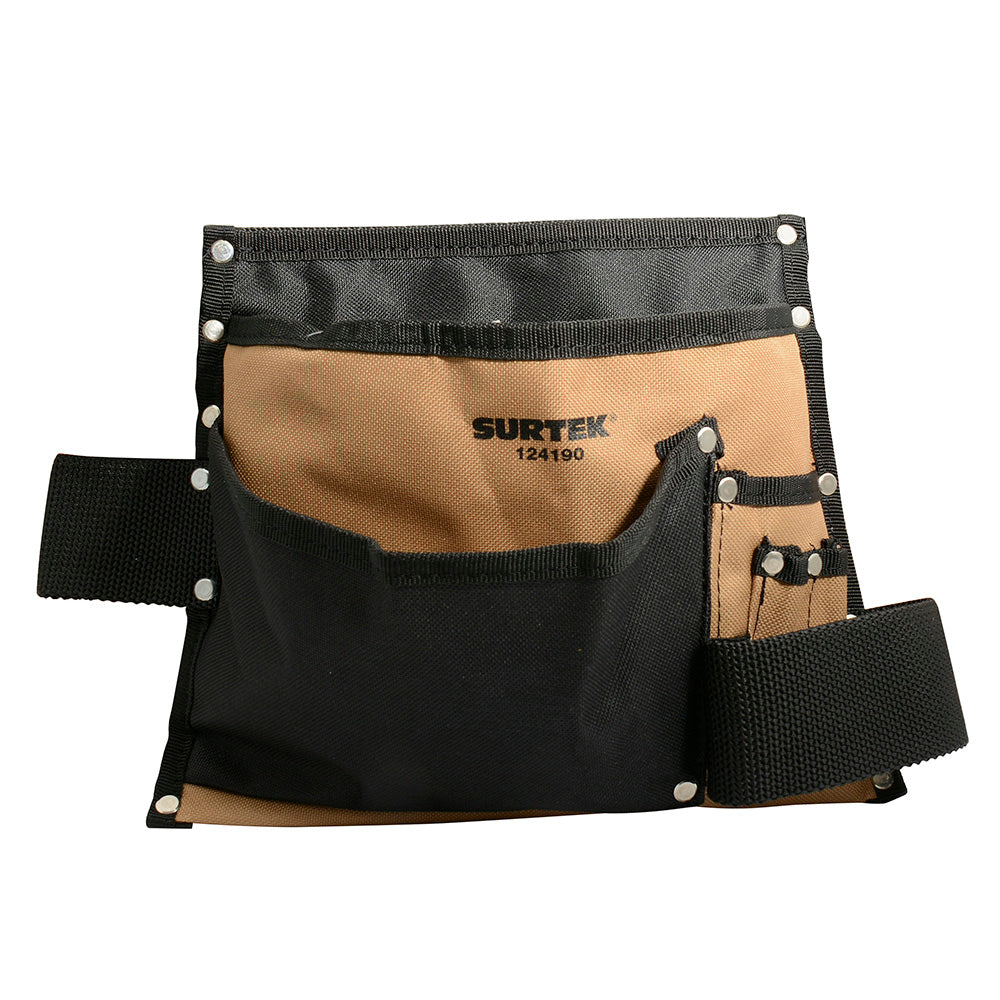 Surtek Estuche portaherramientas tela, cinto 7 compartim.