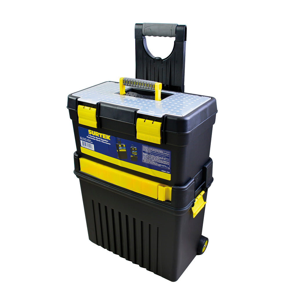 Surtek Organizador móvil 2 secciones