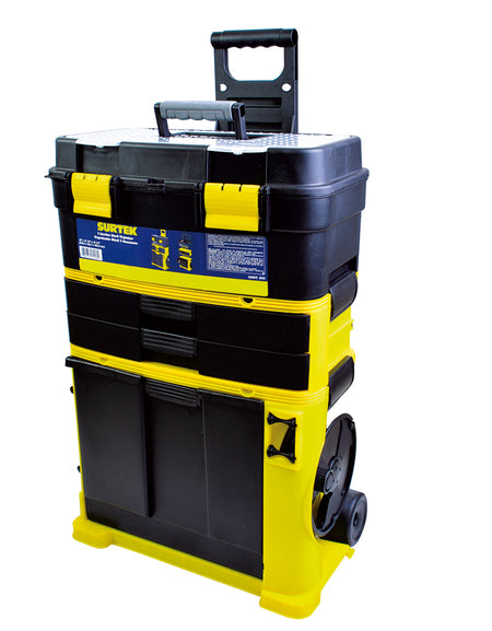 Surtek Organizador móvil 3 secciones plástico