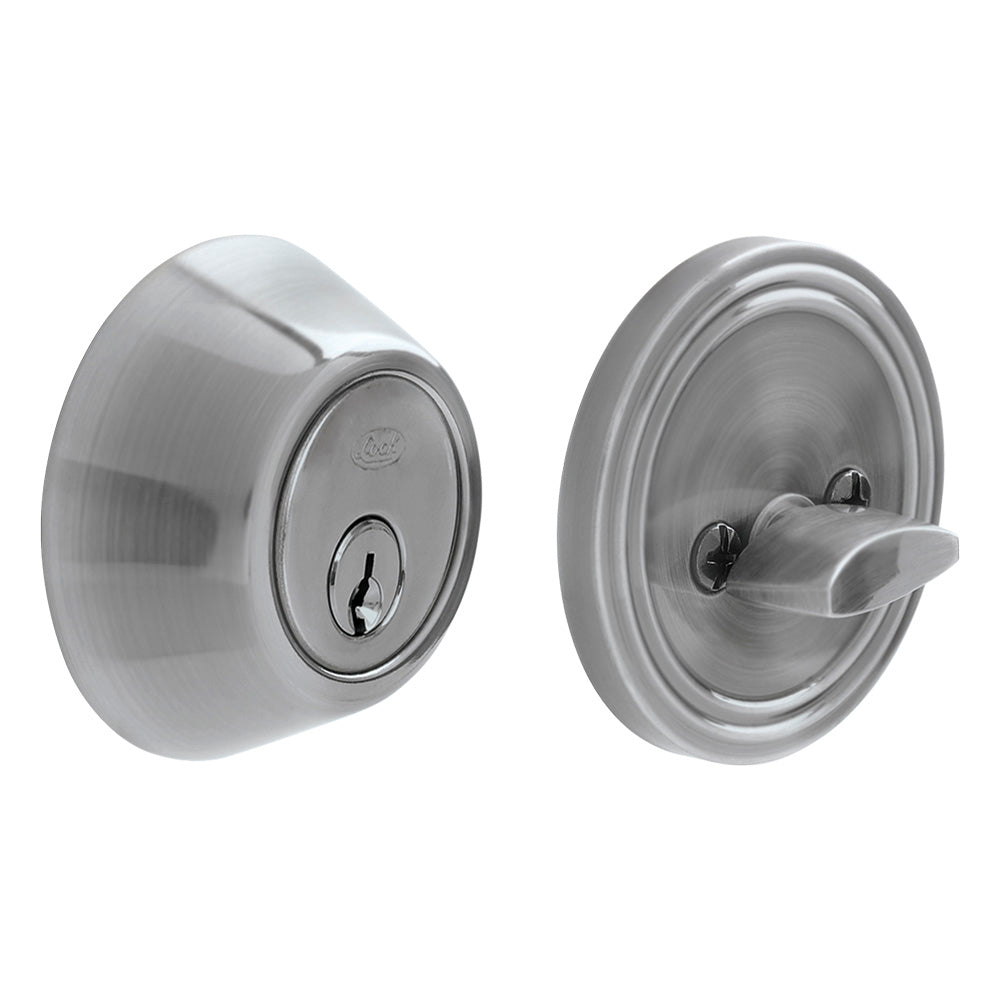 Cerrojo tubular doble, acabado acero inoxidable Lock