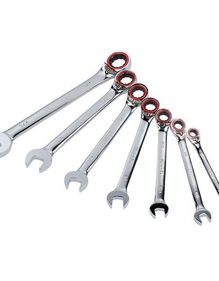 Jgo 7 llaves reversibles matraca flexibles pulgadas Urrea