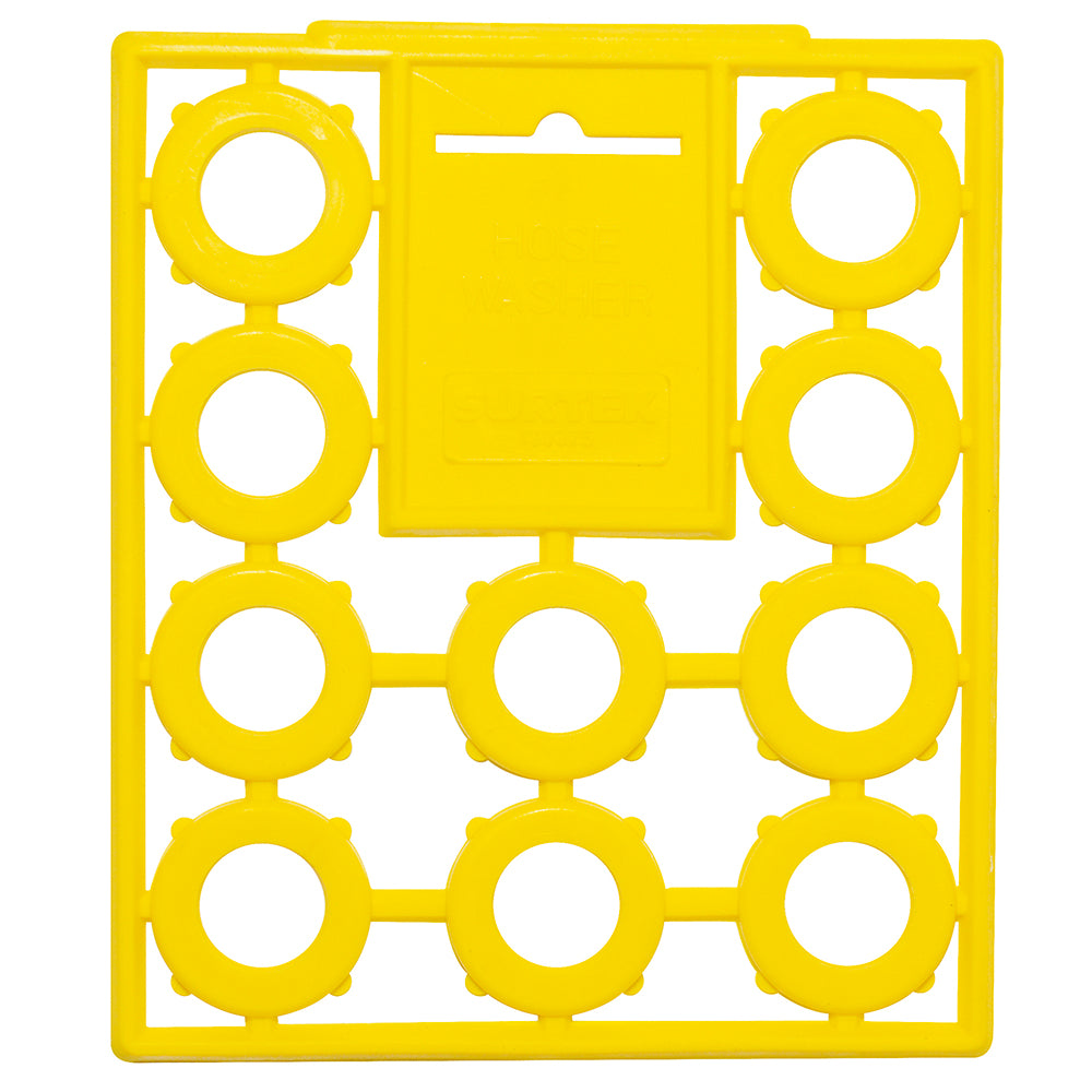 Juego de 10 empaques de hule para mangueras Surtek