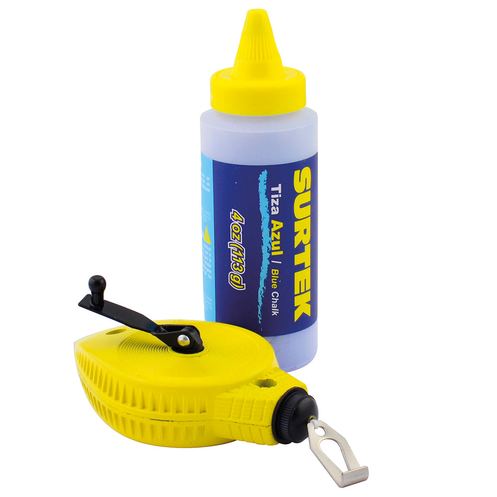 Juego de tiralíneas met con tiza 4oz Surtek