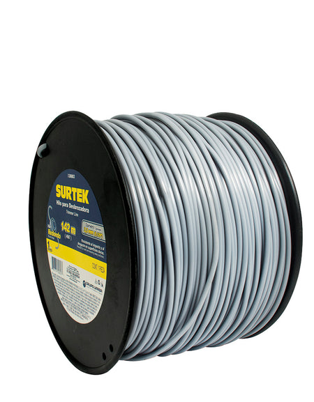 Surtek Nylon para desbrozadora en carrete 3.3mm x 142 mt