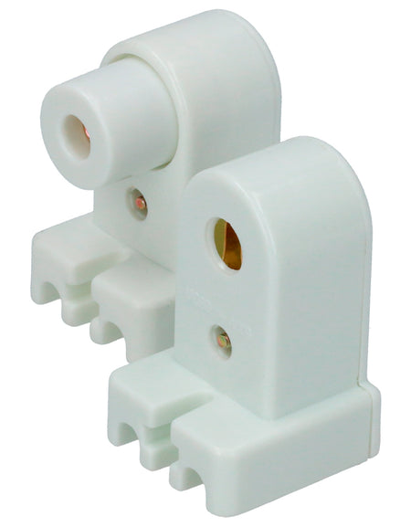 Portalámpara compacta slimline terminales presión600V Surtek