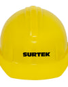 Casco de seguridad con ajuste de matraca amarillo Surtek