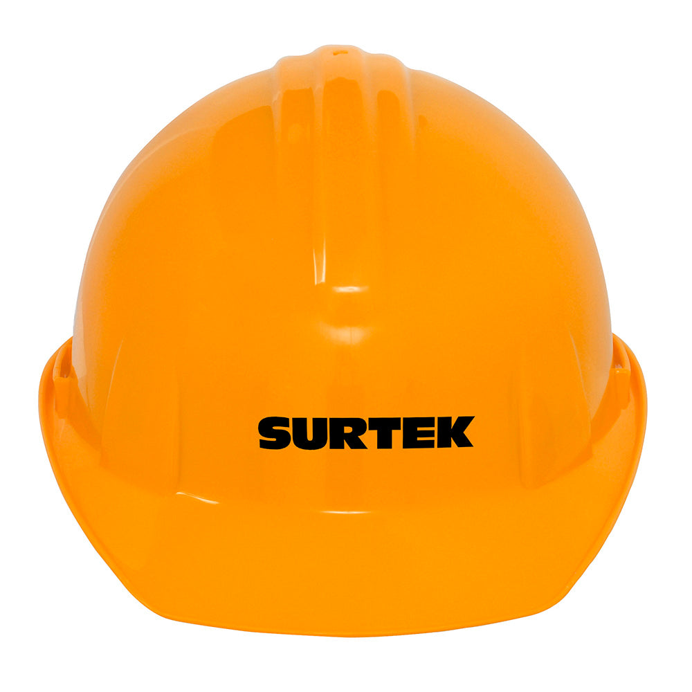 Casco de seguridad con ajuste de intervalos naranja Surtek
