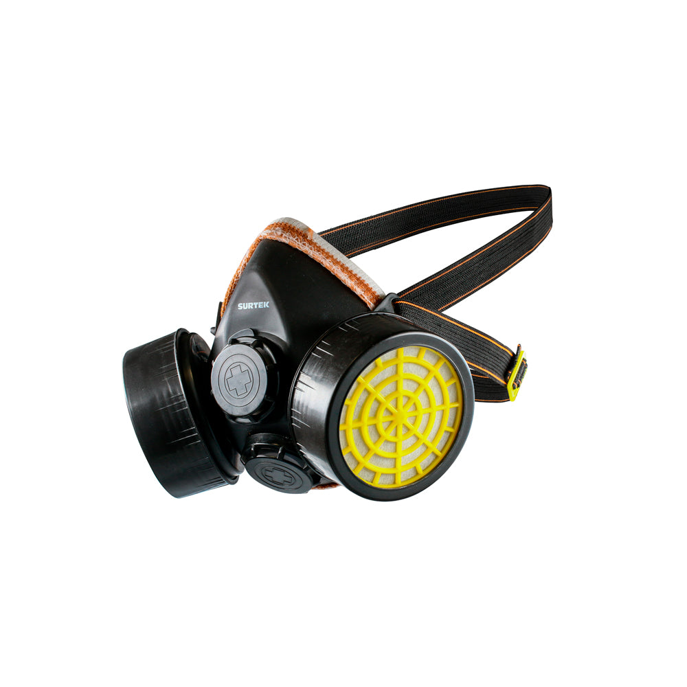 Mascarilla respirador 2 filtros Surtek