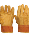 Guantes cortos de operador piel de res Surtek