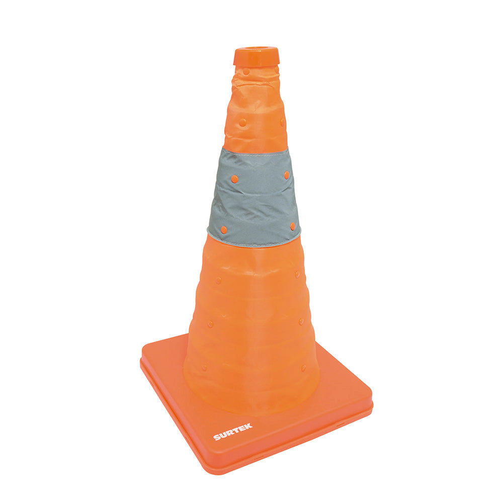 Cono precaucion plegable 45cm Surtek