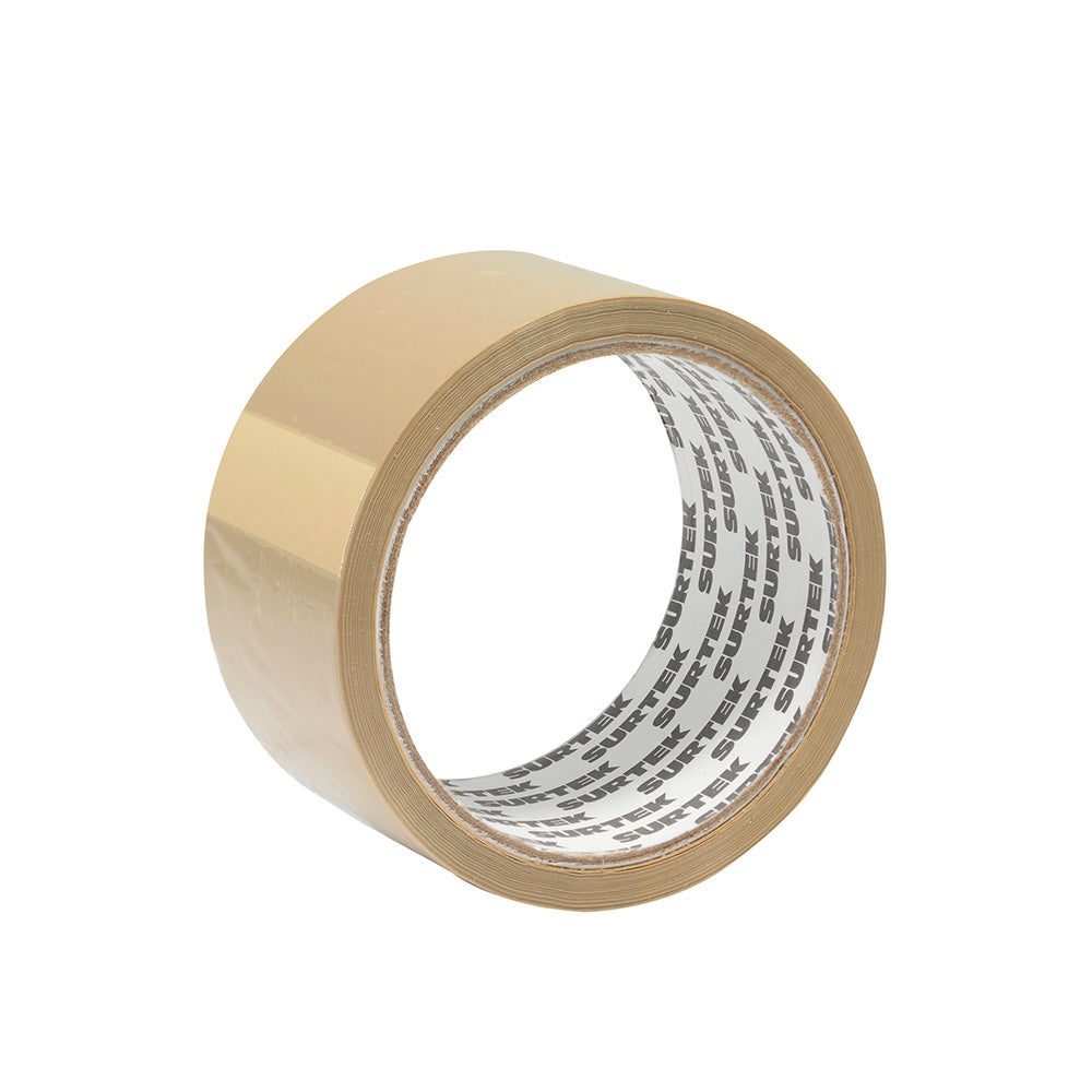 Cinta canela hot melt para empaque 2" x 50m Surtek