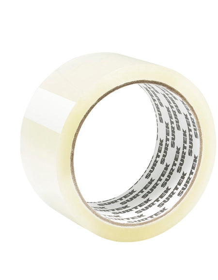 Cinta transparente hot melt para empaque 2" x 50m Surtek
