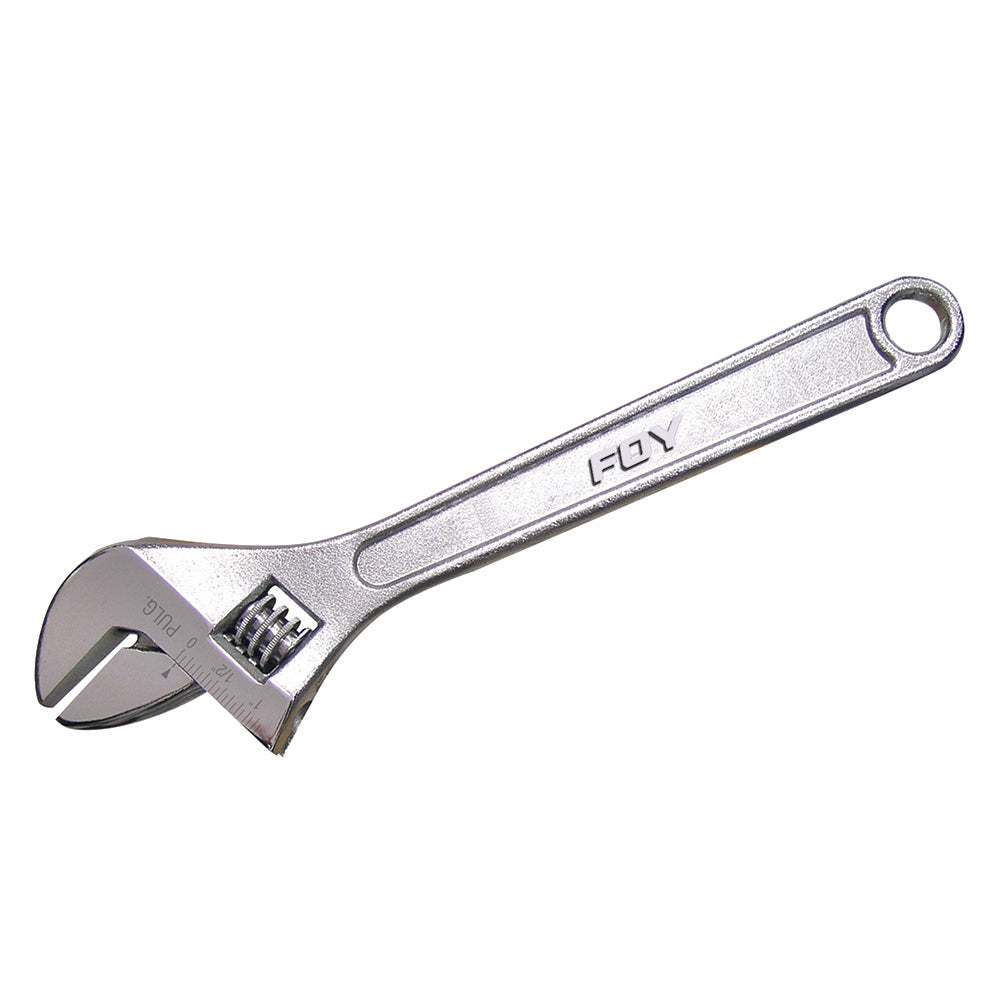 Llave ajustable 8" cromada Foy
