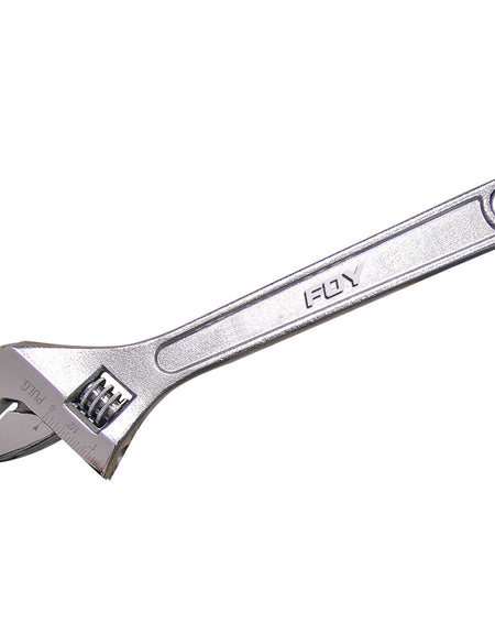 Llave ajustable 12" cromada Foy