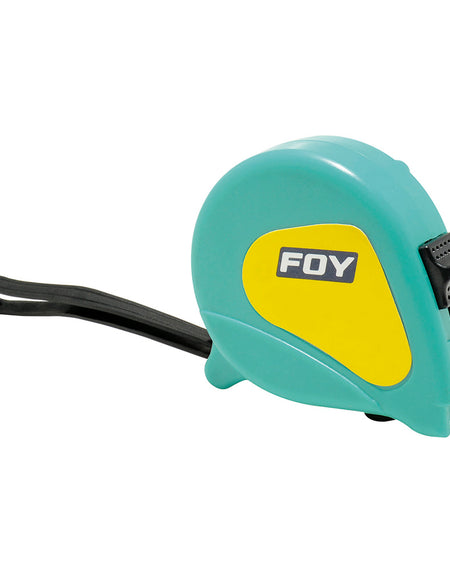 Flexómetro 5m x 3/4" turquesa Foy