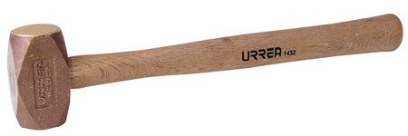 Marro de bronce 29oz mango madera Urrea