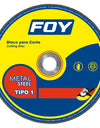 Disco t/1 metal 14"x3.2mm Foy