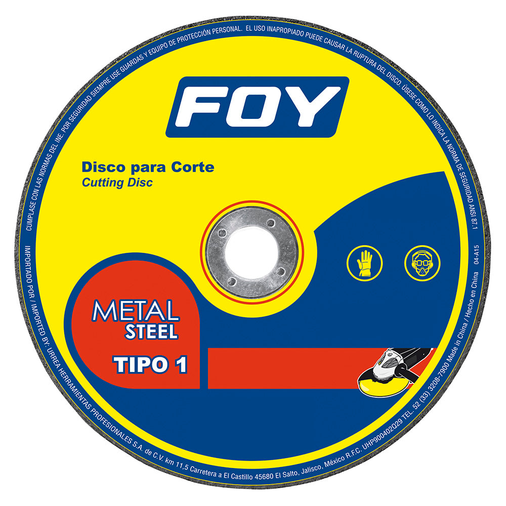 Disco t/1 metal 14"x3.2mm Foy