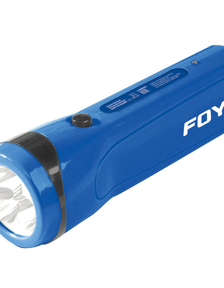 Linterna recargable de plástico 3 LED Foy