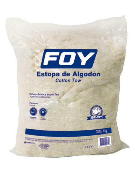 Estopa de algodón 1 kg Foy