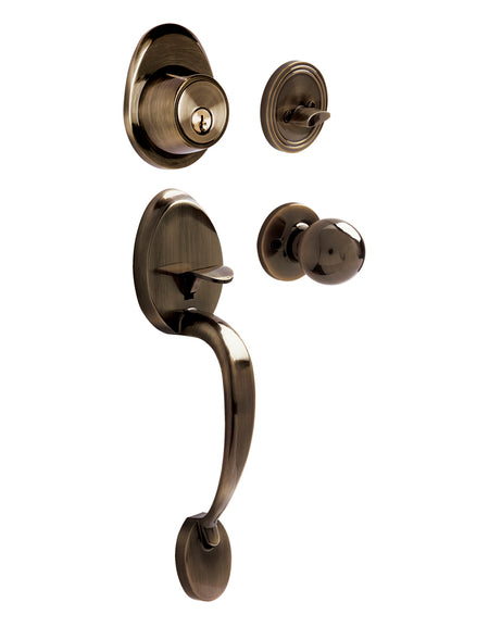 Lock Gatillo galeana sencillo latón antiguo