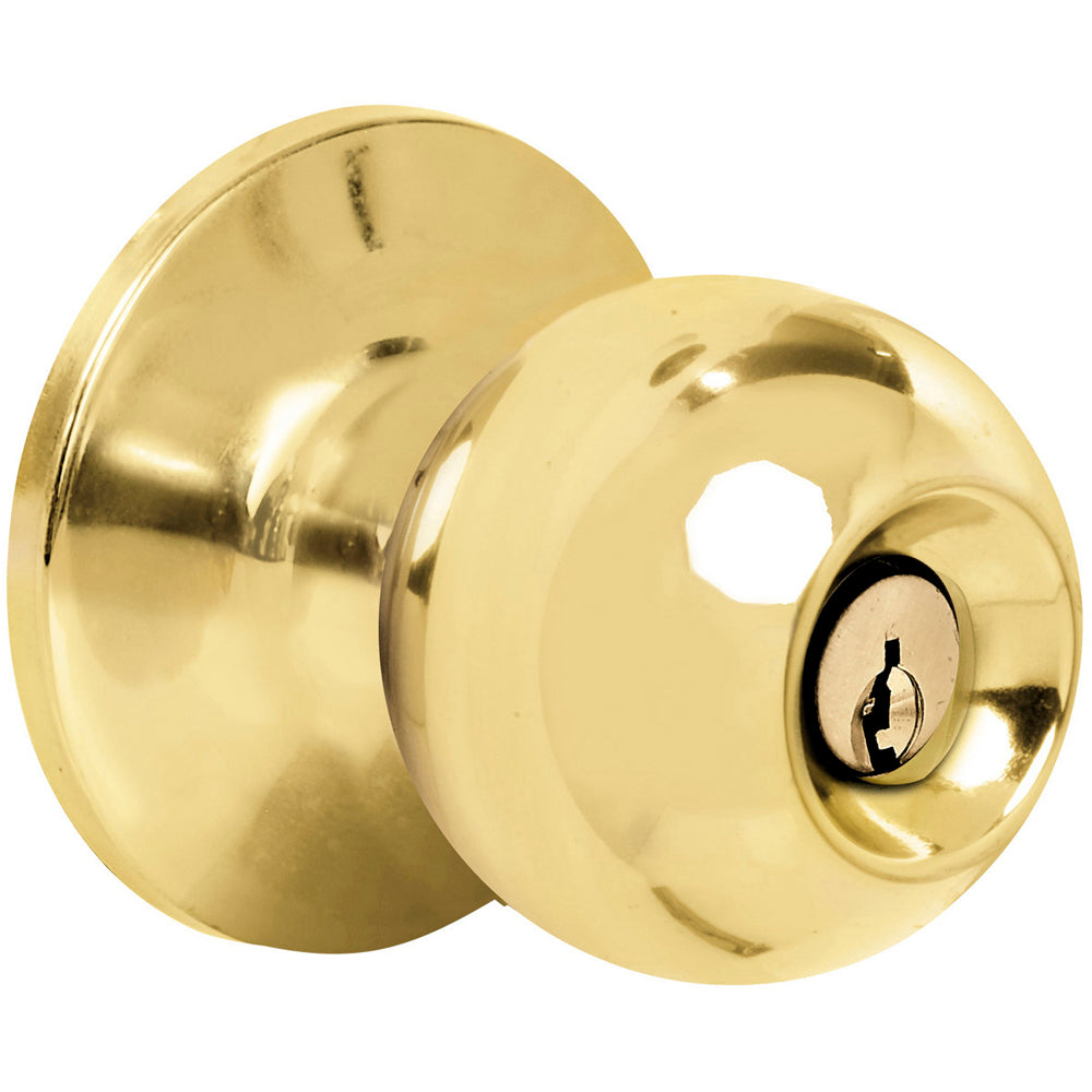 Prolok Pomo cilíndrico bola baño latón brillante