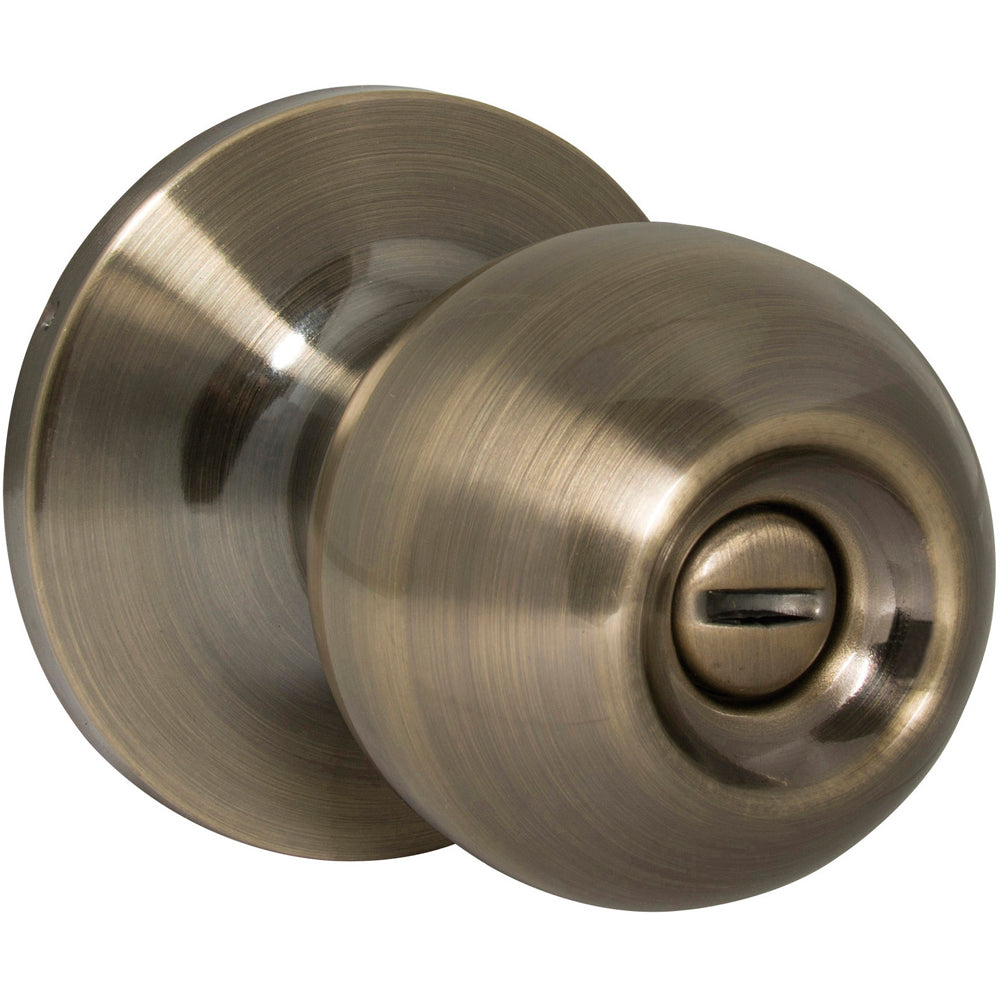 Prolok Pomo cilíndrico bola entrada latón antiguo