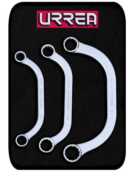 Juego de 3 llaves obstrucción en pulgadas Urrea