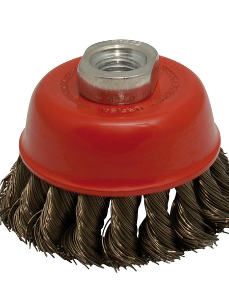 Carda copa trenzada 3"x0.35 M14 Urrea