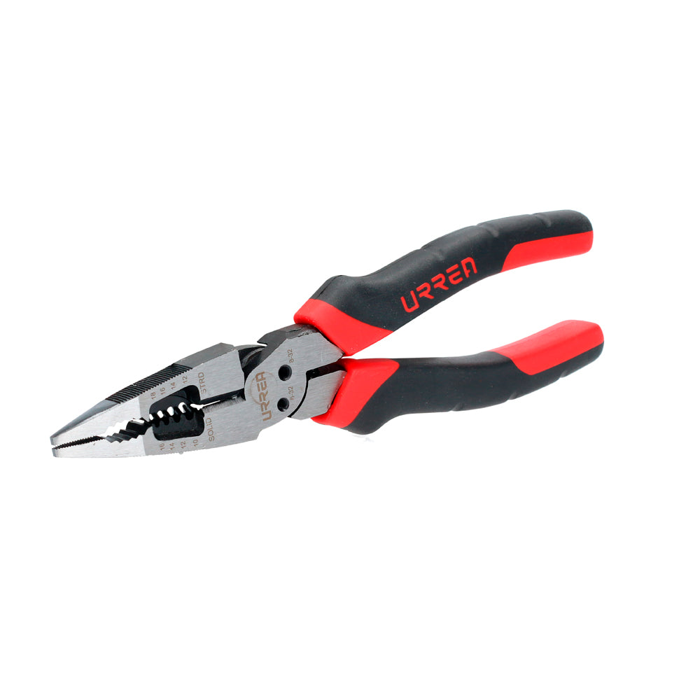 Pinza para electricista punta larga  8" multi propósitos Urrea