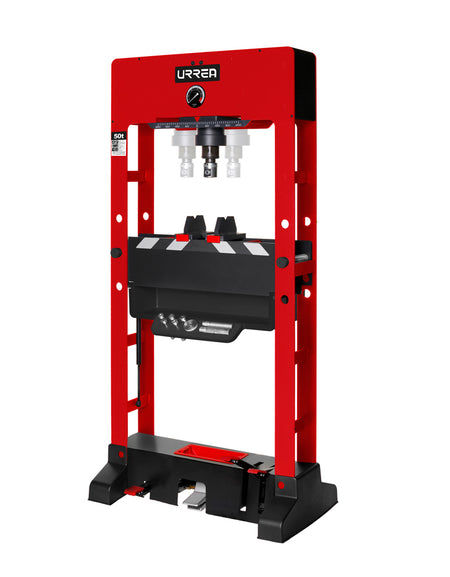 Prensa hidráulica de pedal para uso pesado 50 toneladas.