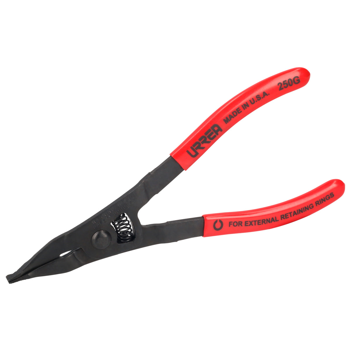 Pinza para anillos de retención punta plana 1-1/4" Urrea