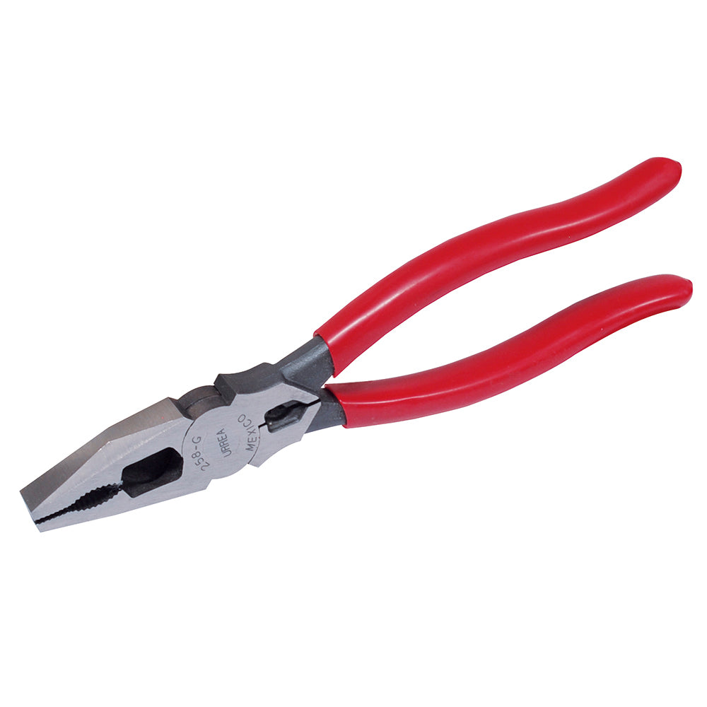 Pinza electricista universal corte lateral 8-17/32" Urrea