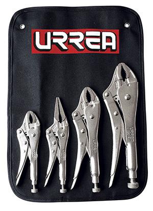 Juego de 4 pinzas de presión uso industrial