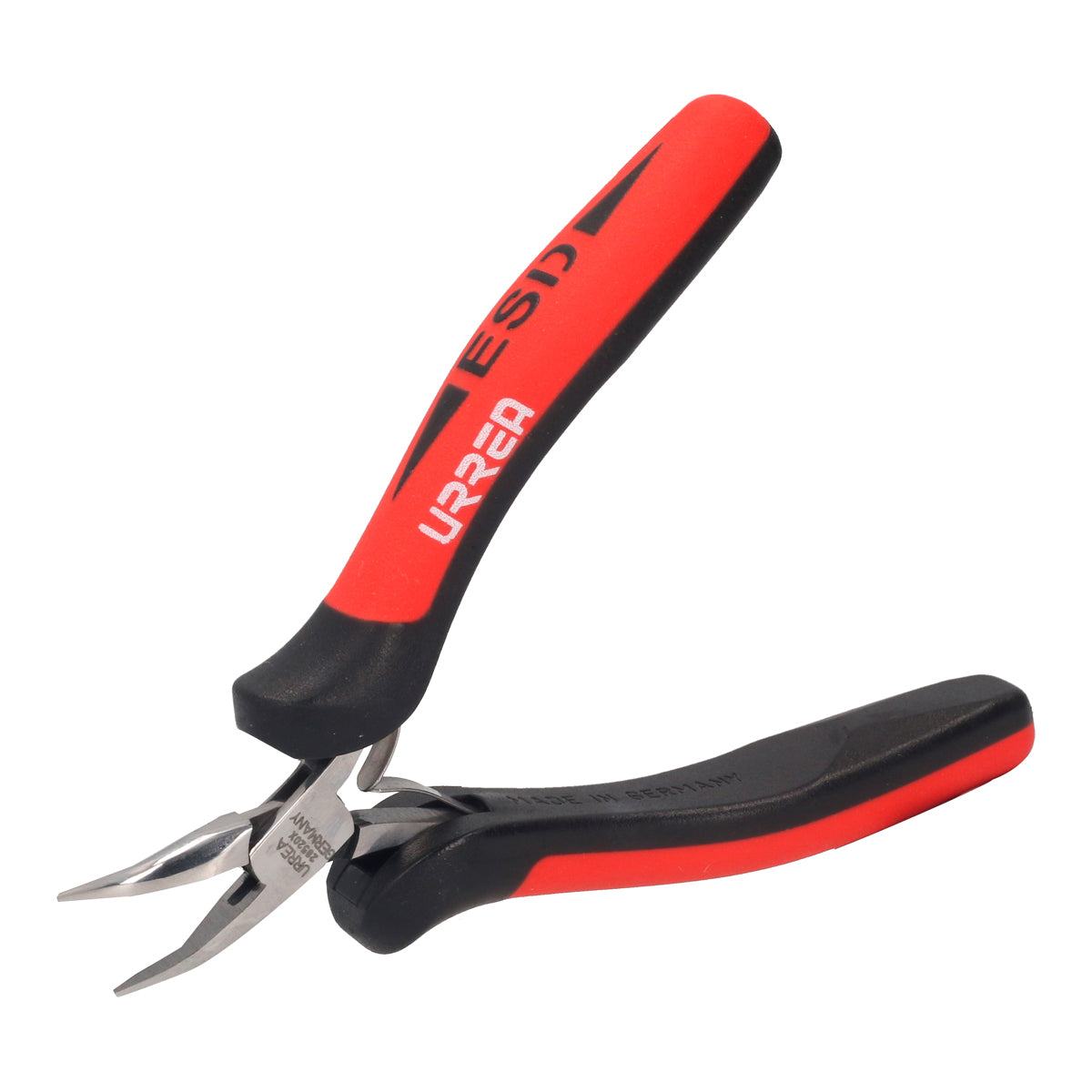 Pinza punta larga 45° 5" ESD Urrea