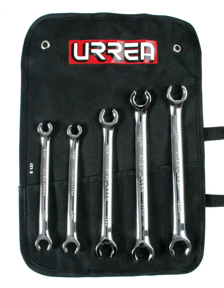 Juego de 5 llaves abocinadas pulido espejo métricas Urrea