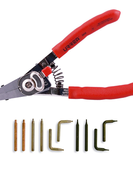 Pinza para anillos de retención 10 puntas chicas Urrea