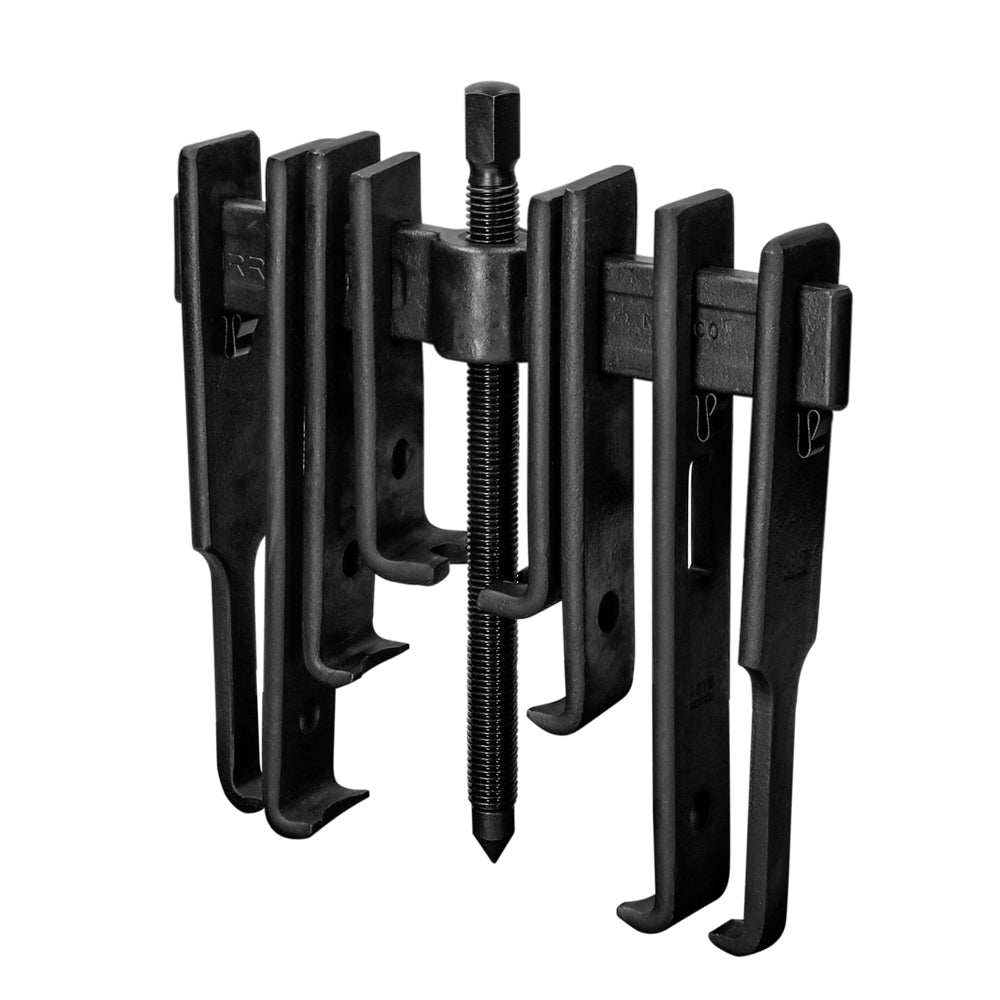 Juego de extractores 14 piezas en caja metálica color negro 10 toneladas Urrea