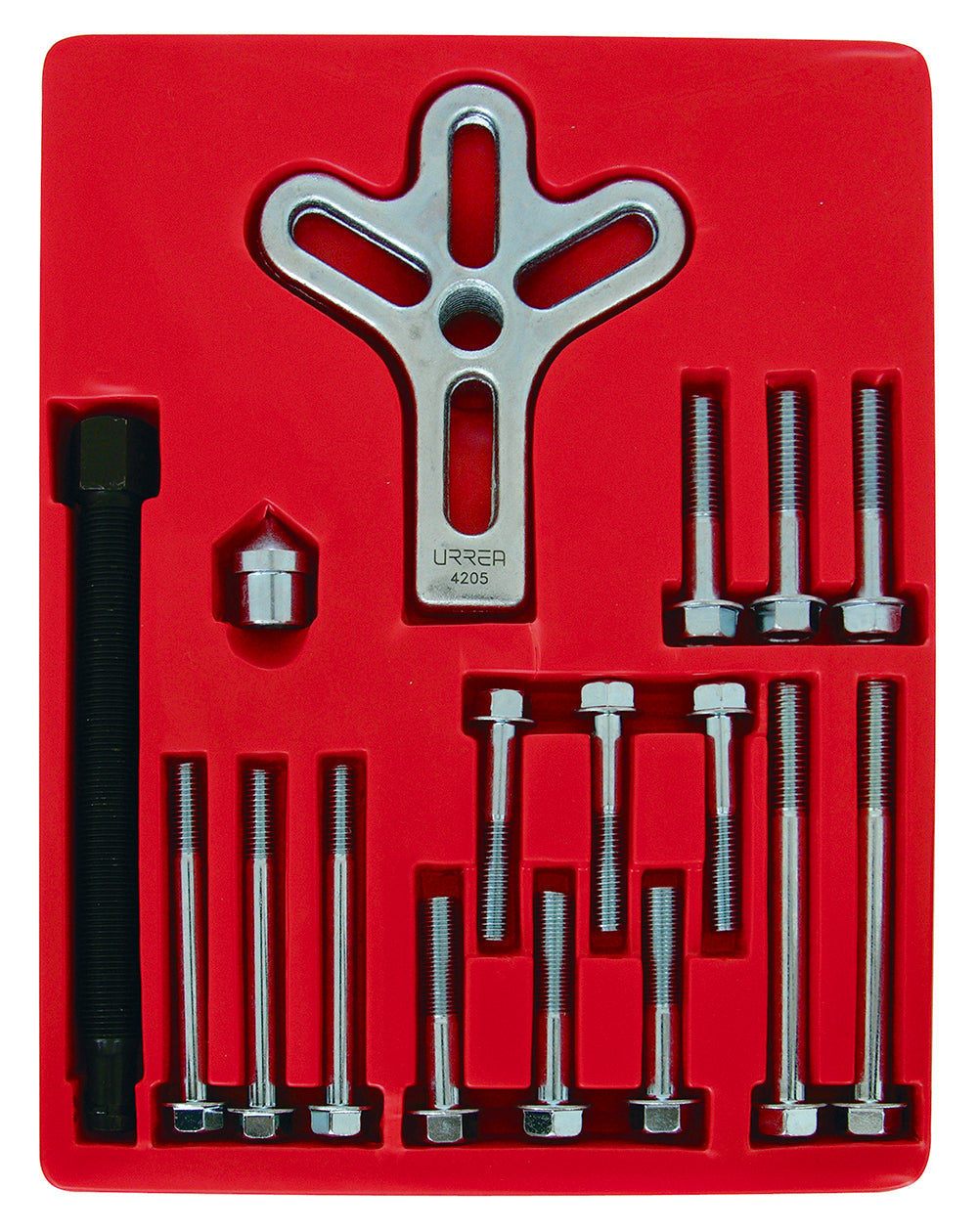 Jgo extractor autom pata de gallo o de volante 17 pzas Urrea