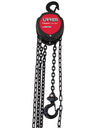 Polipasto industrial 1 ramal 500kg, cadena 3 mt Urrea