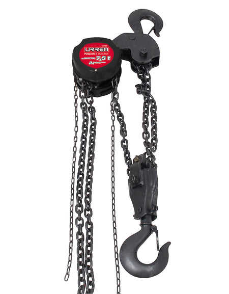 Polipasto industrial 3 ramales 7.5 ton, cadena 3mt Urrea