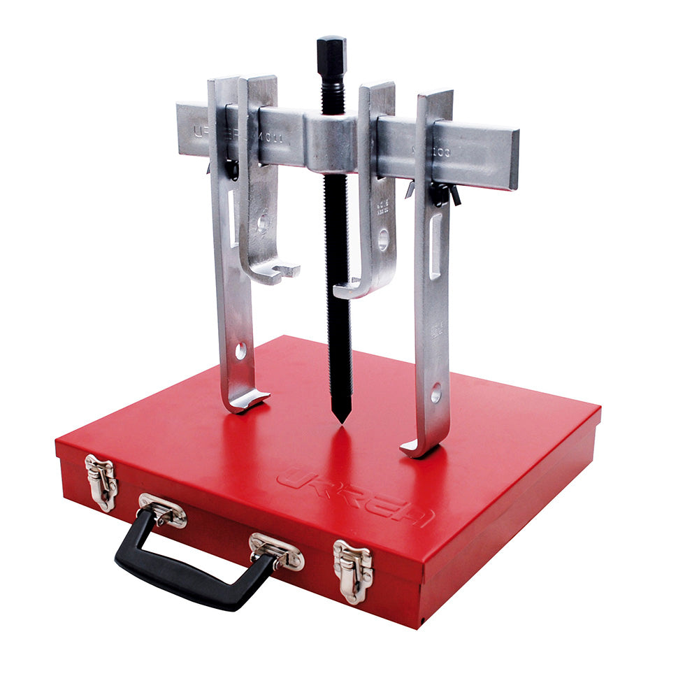 Juego extractor quijada recta 10ton 8pzs caja metálica Urrea