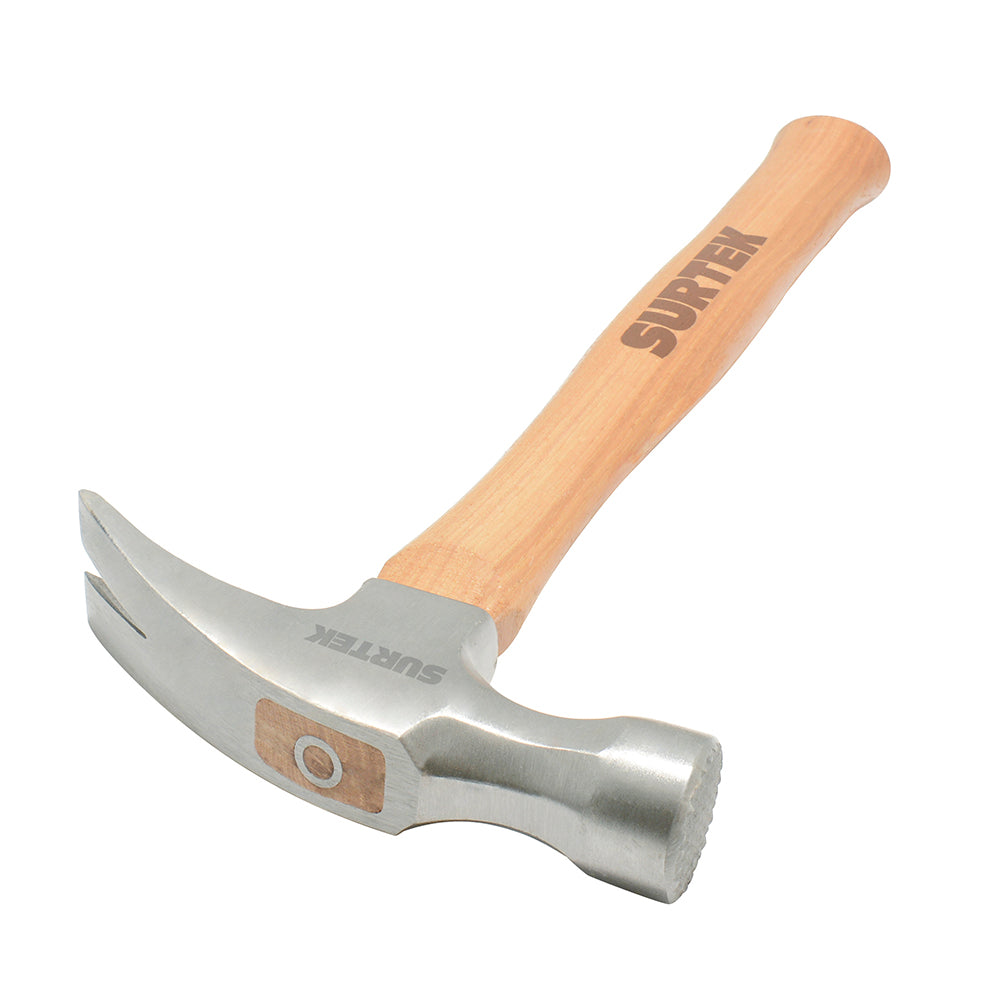 Martillo de uña recta 24oz boca fresada Surtek