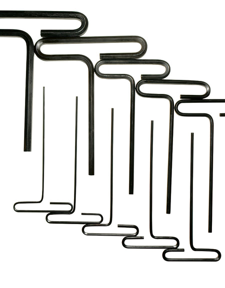 Juego de 10 llaves "T" en pulgadas 6" Urrea