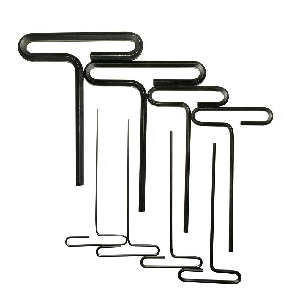 Juego de 8 llaves "T" métricas 6" Urrea