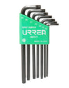 Juego de 7 llaves hexagonales "L" Torx® tper rack Urrea