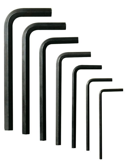 Juego de 7 llaves hexagonales "L" métricos estuche Urrea